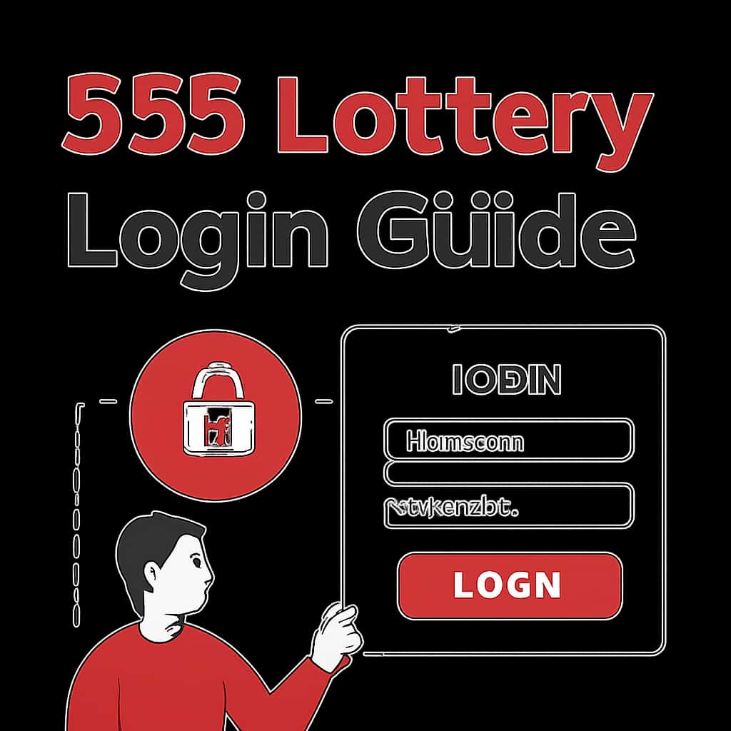 An educational diagram related to the 555 Lottery Login process.