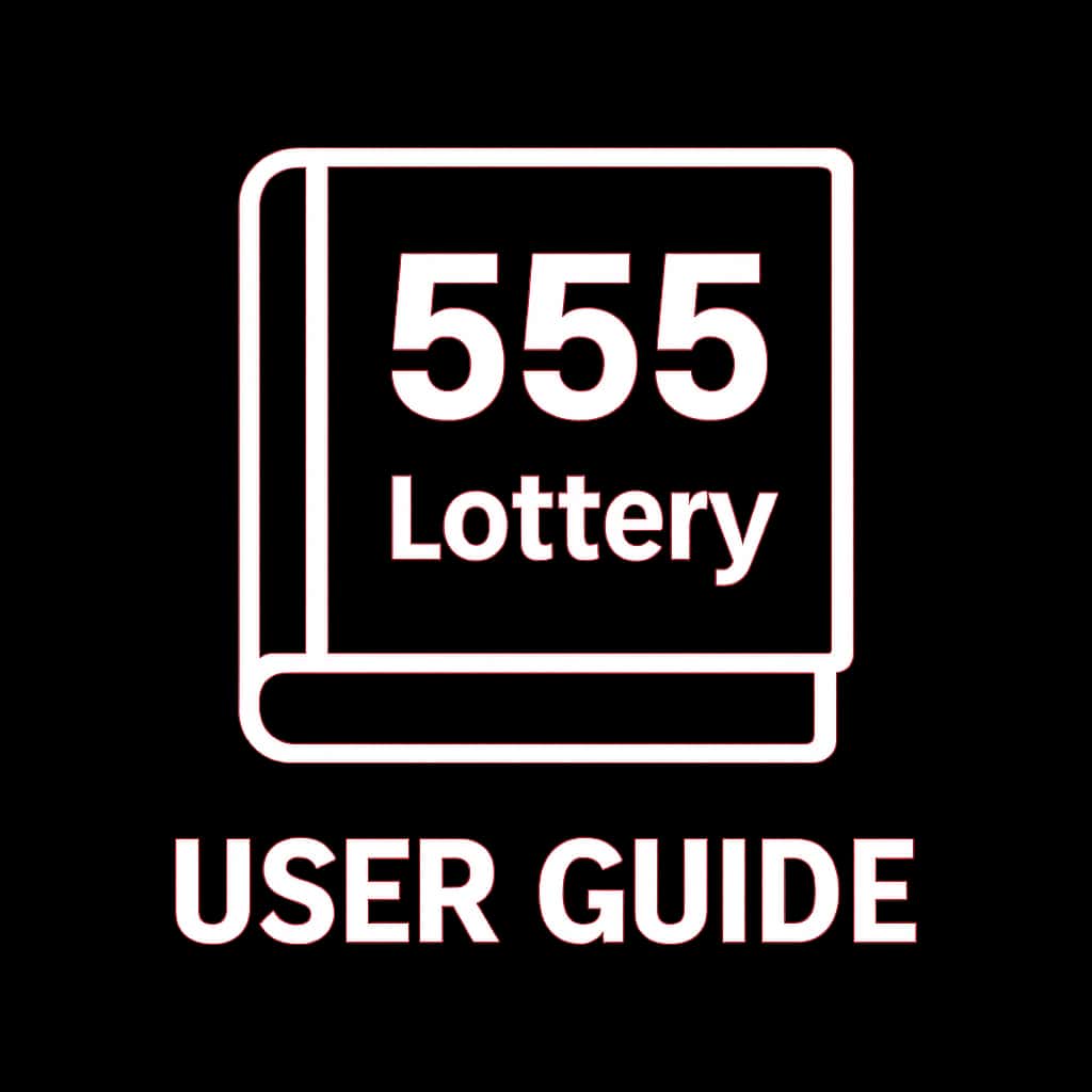 An icon representing the 555 Lottery User Guide.
