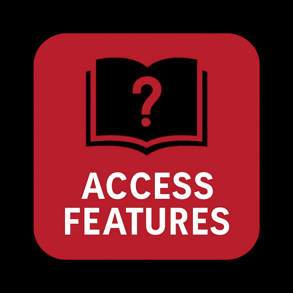 An icon representing Access 555 Lottery Features as a guide resource.