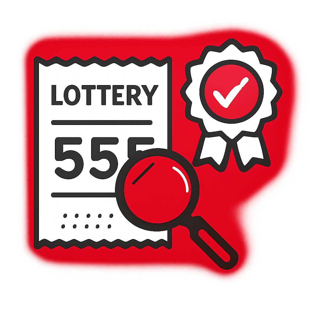 A diagram illustrating section topics of the 555 Lottery User Guide.