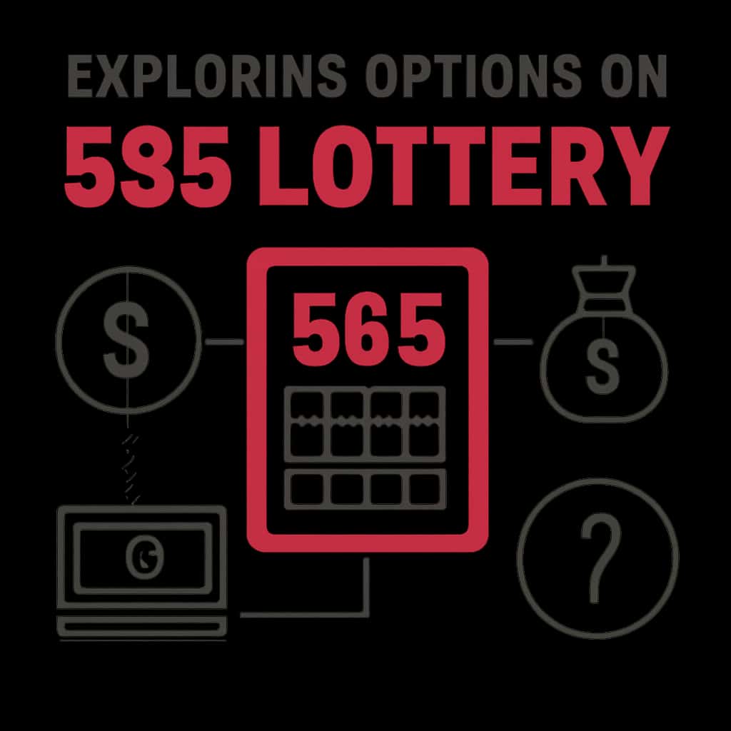 Diagram illustrating features of the 555 Lottery.