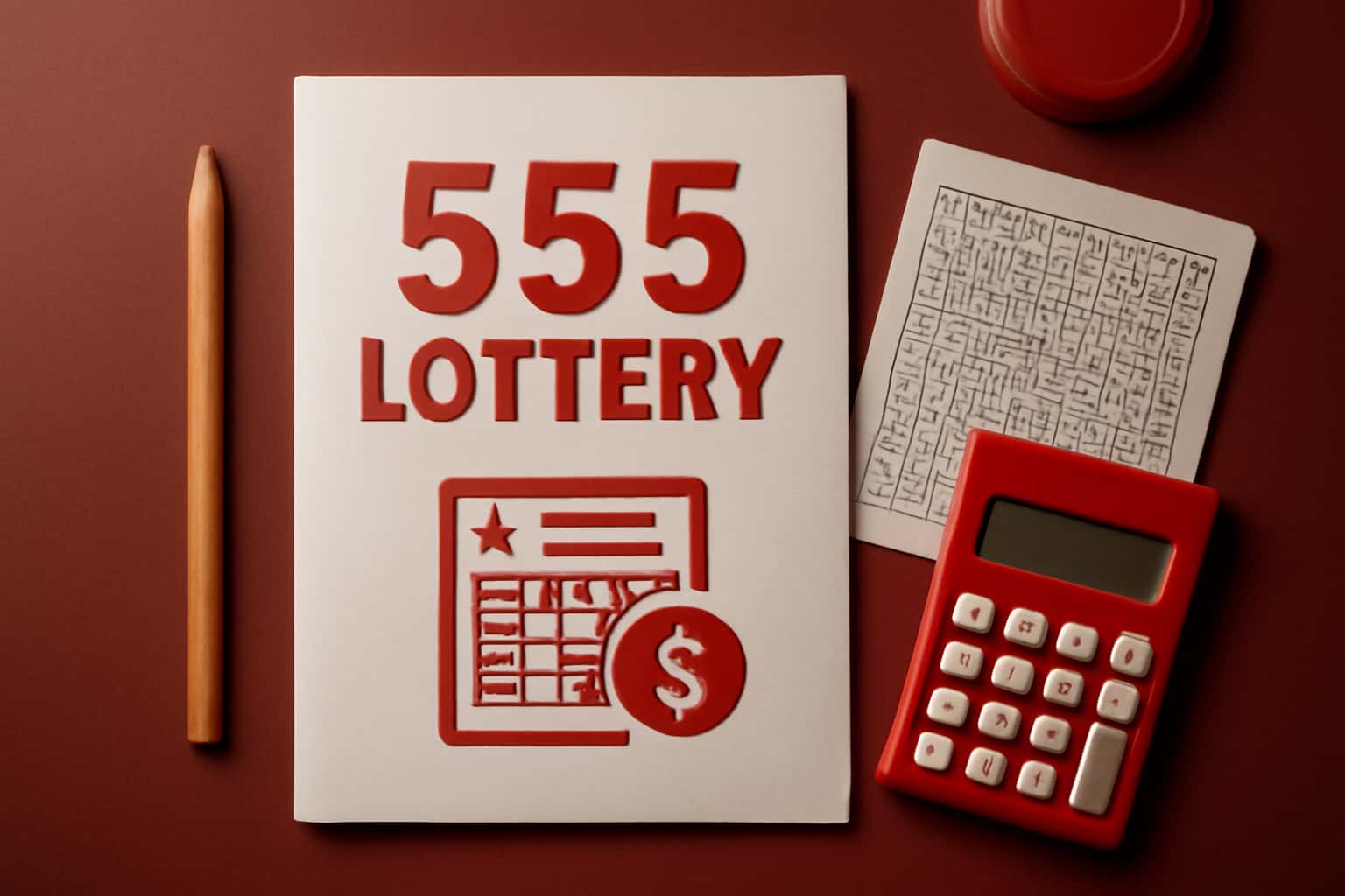 An informative scene featuring the 555 Lottery Guides.