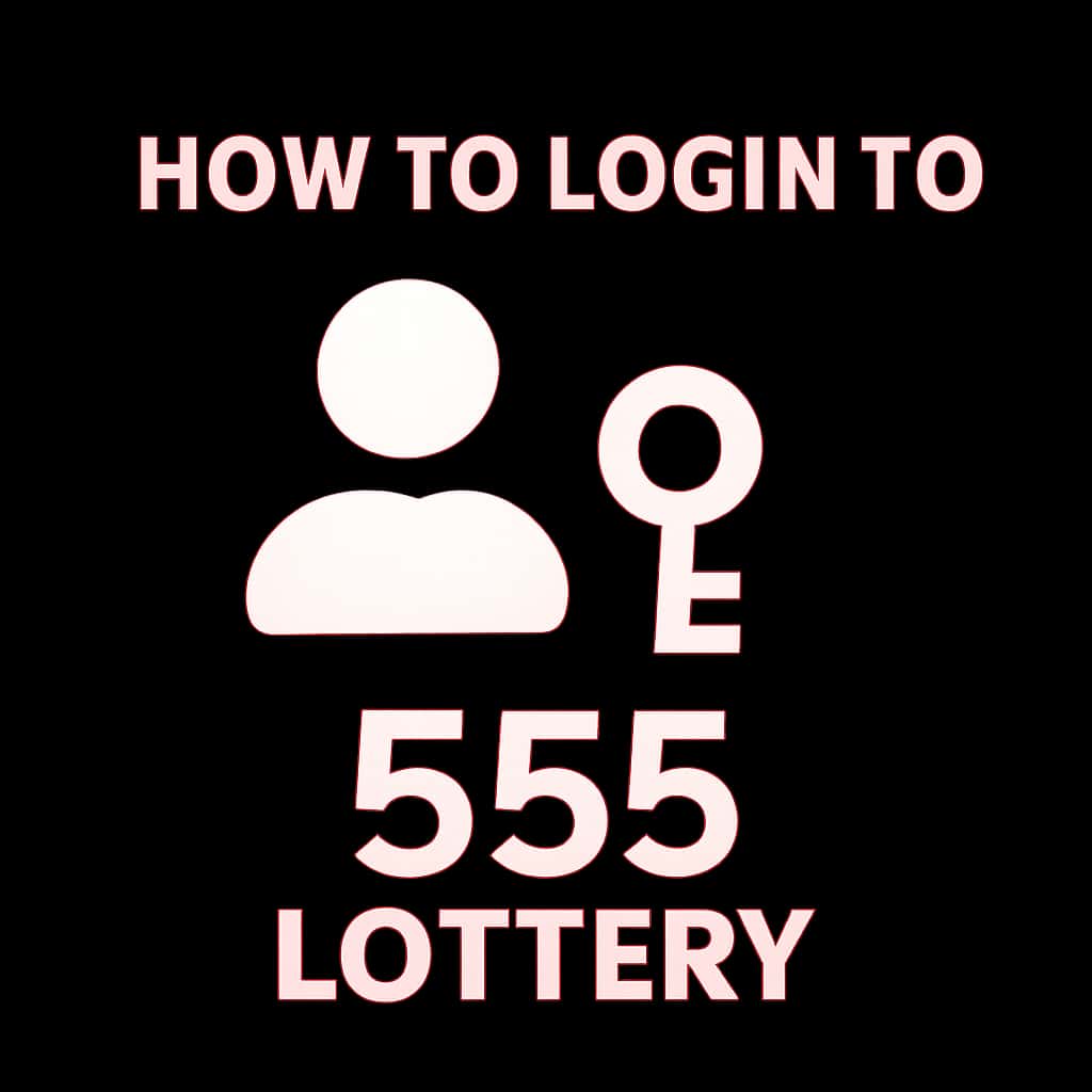 An icon symbolizing the login assistance for 555 Lottery.