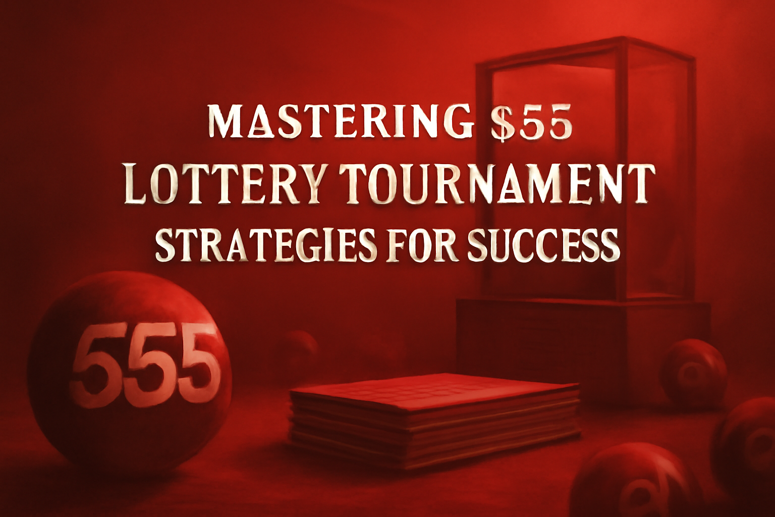 A futuristic scene illustrating the concept of optimizing access to the 555 Lottery with a focus on technology and user experience.