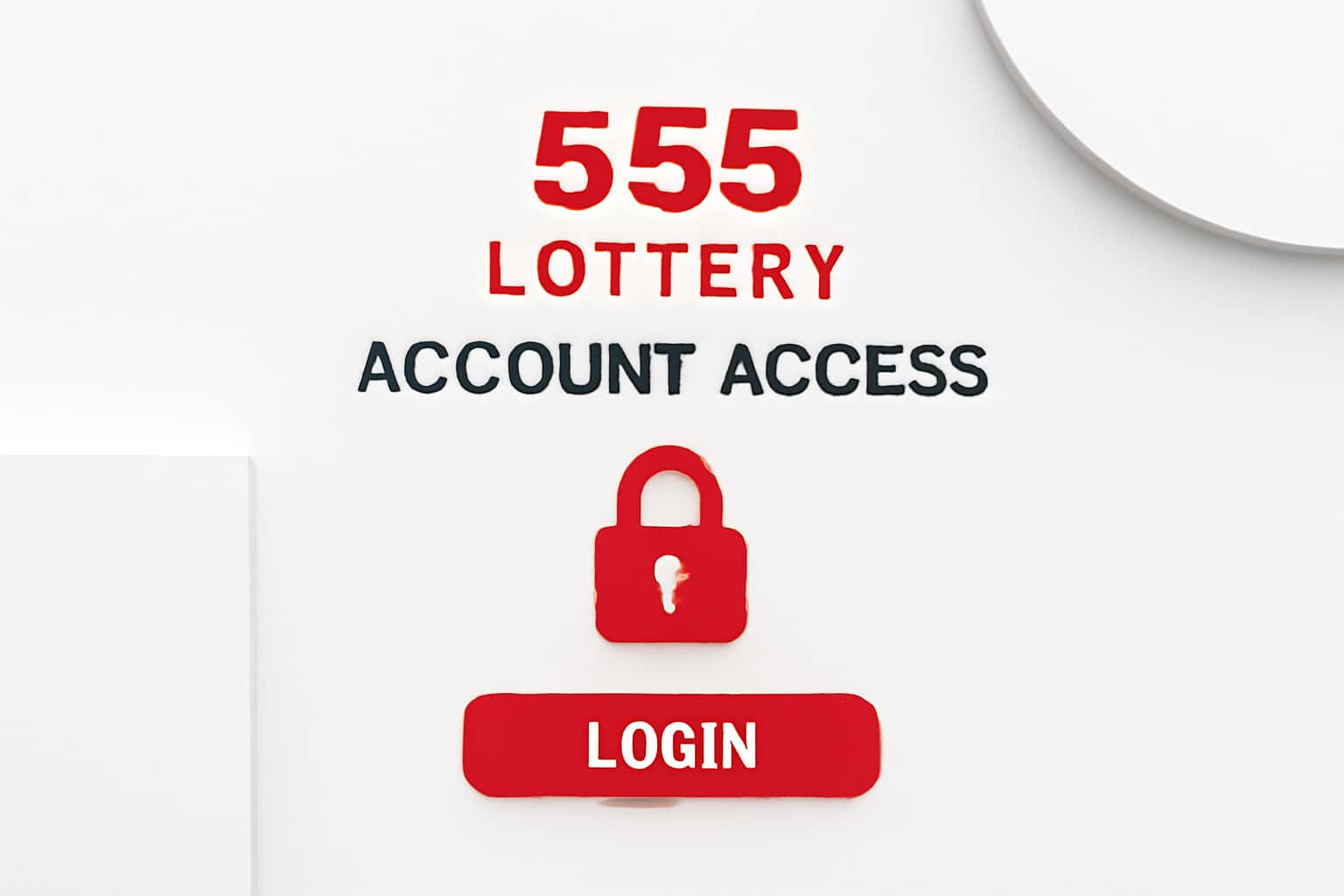 555 Lottery Account Access Interface