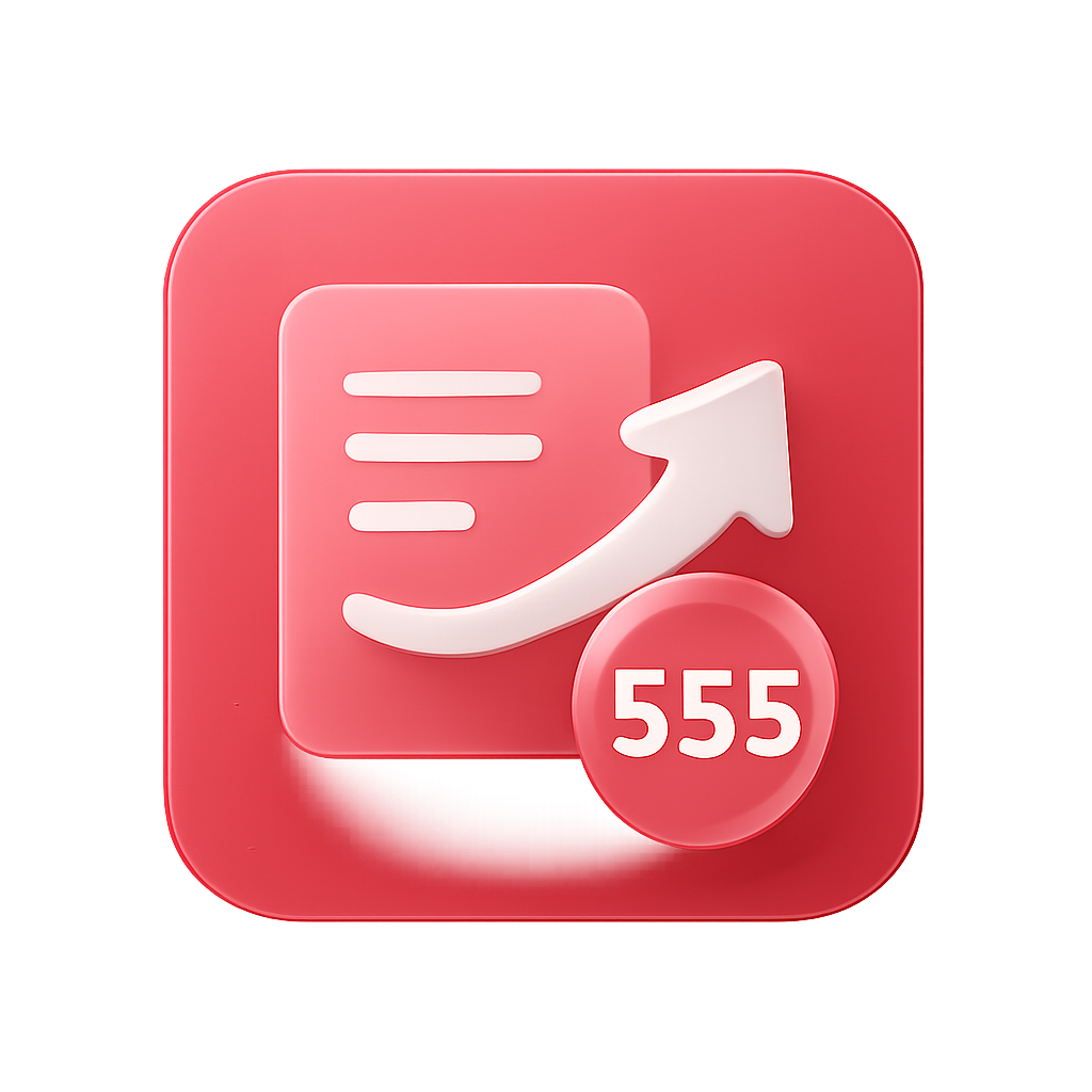 An icon depicting optimization strategies for accessing the 555 Lottery.