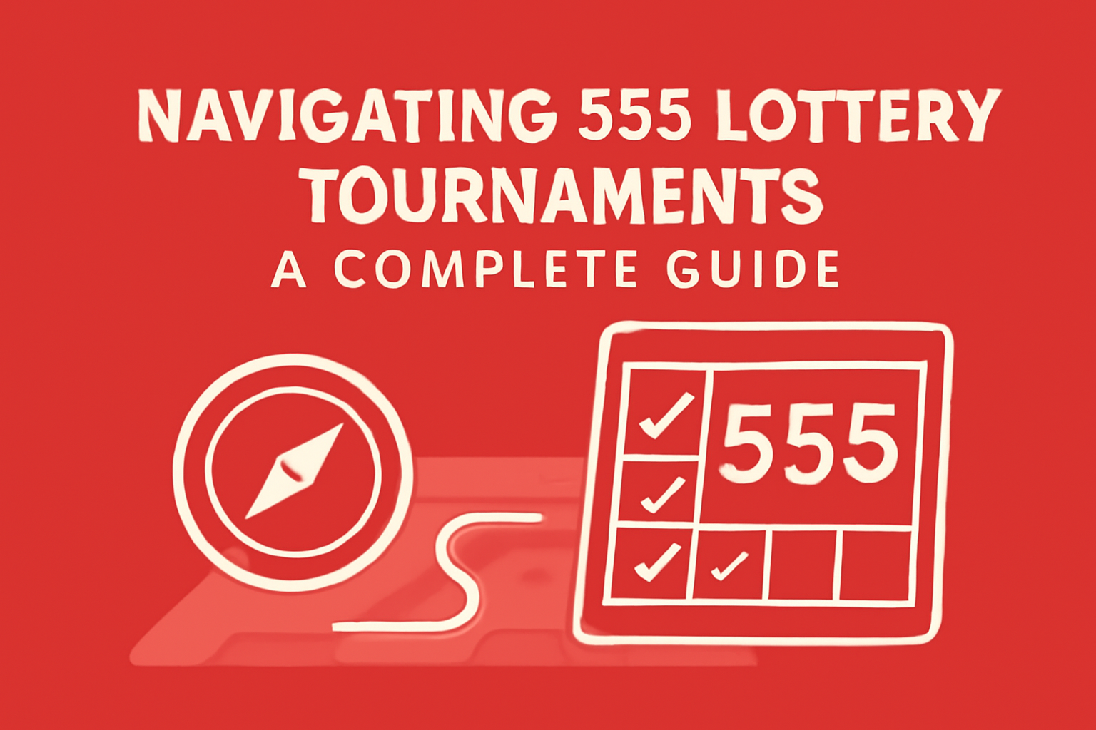An illustration representing the 555 Lottery Application in a professional setting.