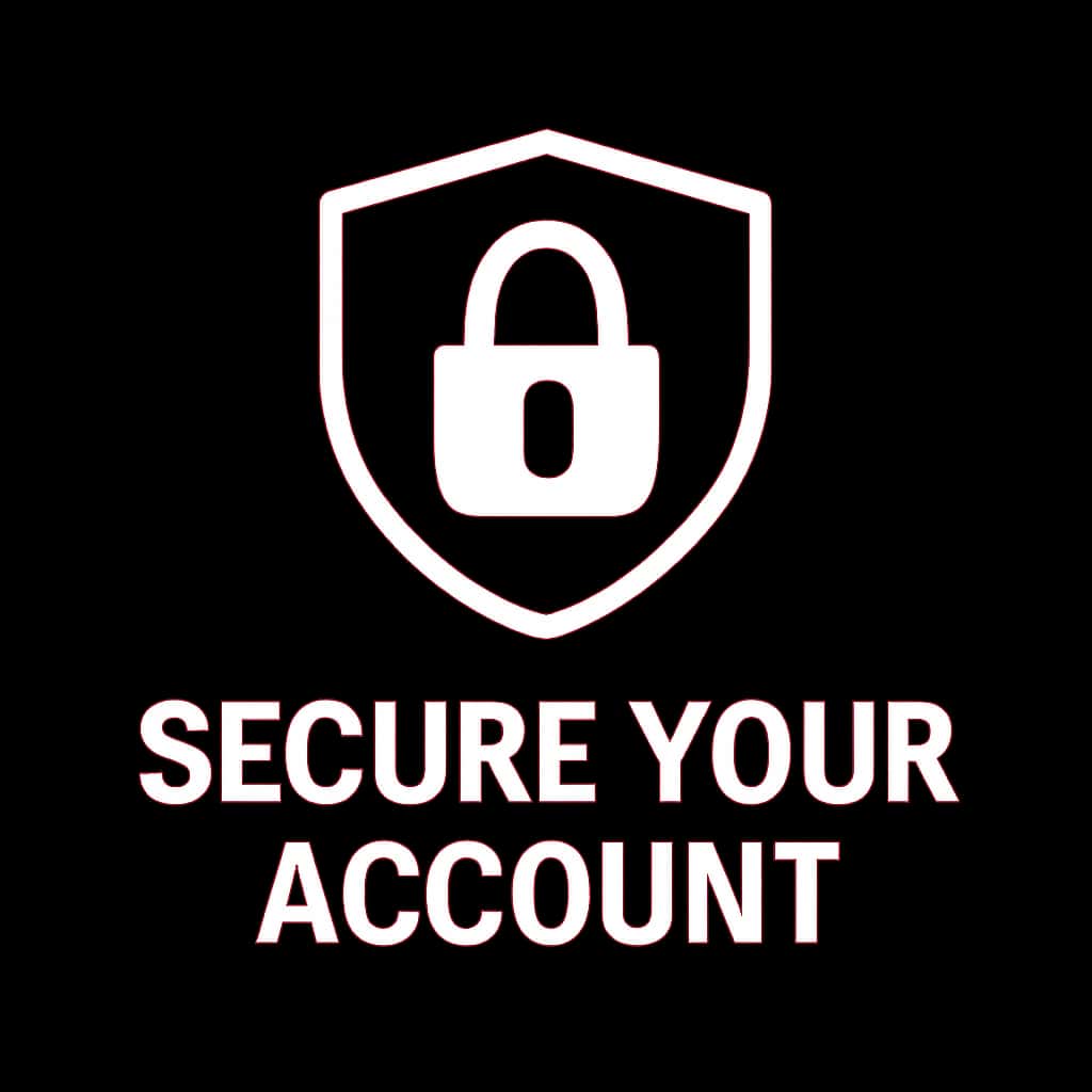 A badge design symbolizing account security for 555 Lottery.